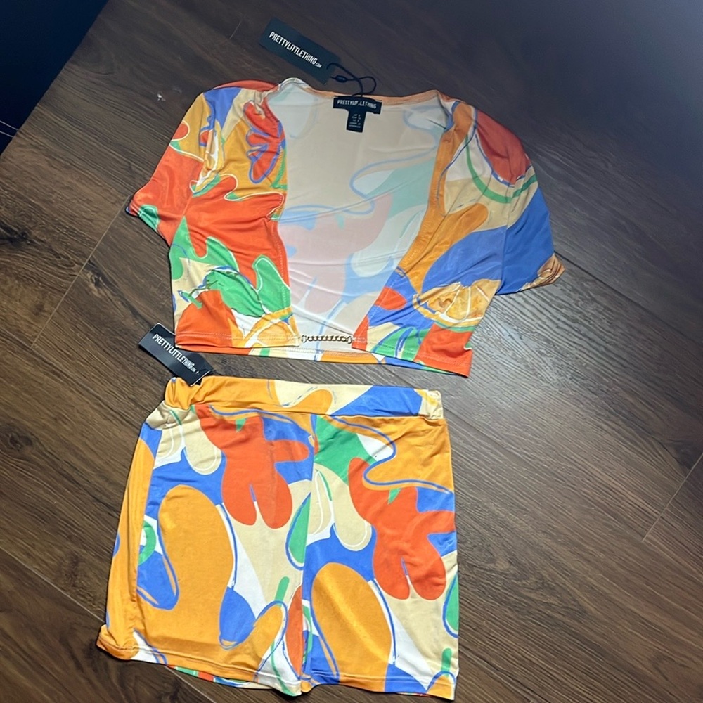 Colorful Pretty Little Thing 2-piece set